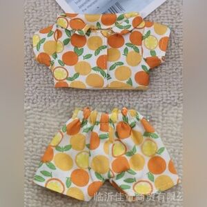 Labubu Citrus Print Shorts and Top Set